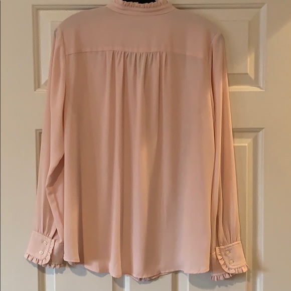 LOFT pink blouse Medium - Picture 2 of 3